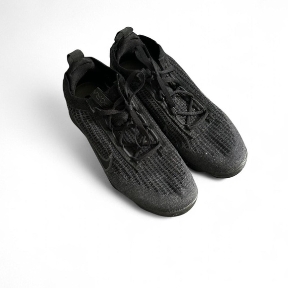 Nike Vapormax 2021 flyknit FK "Triple Black" sneaker trainers #sneakers size 8 - Picture 5 of 5